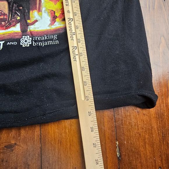 2015 GODSMACK SEVENDUST BREAKING BENJAMINS TOUR BAND T SHIRT - Picture 4 of 6